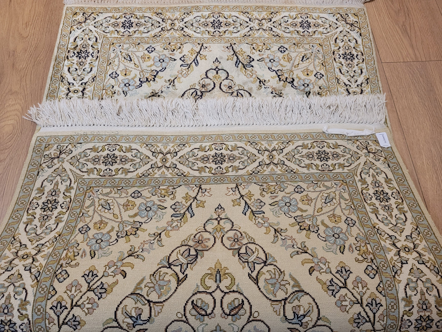 Ghom Teppich Seide Medaillon feine Knüpfung