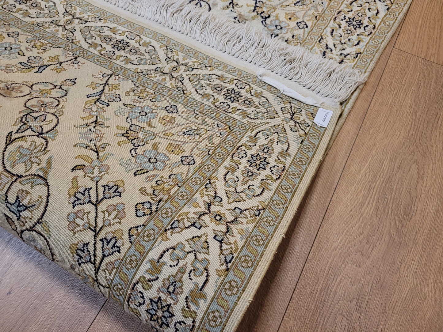 Ghom Teppich Seide Medaillon feine Knüpfung