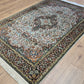 Kashmir Teppich Reine Seide Medaillon florales Design