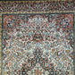Kashmir Teppich Reine Seide Medaillon florales Design
