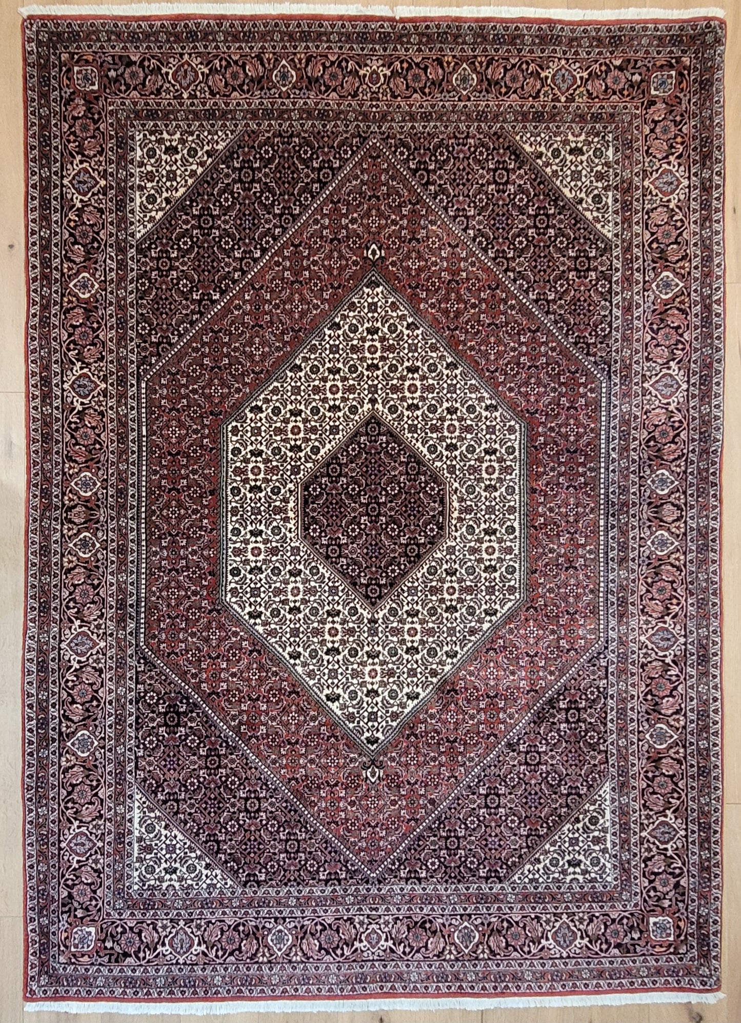 Bidjar Teppich Korkwolle fein klassisches Medaillon