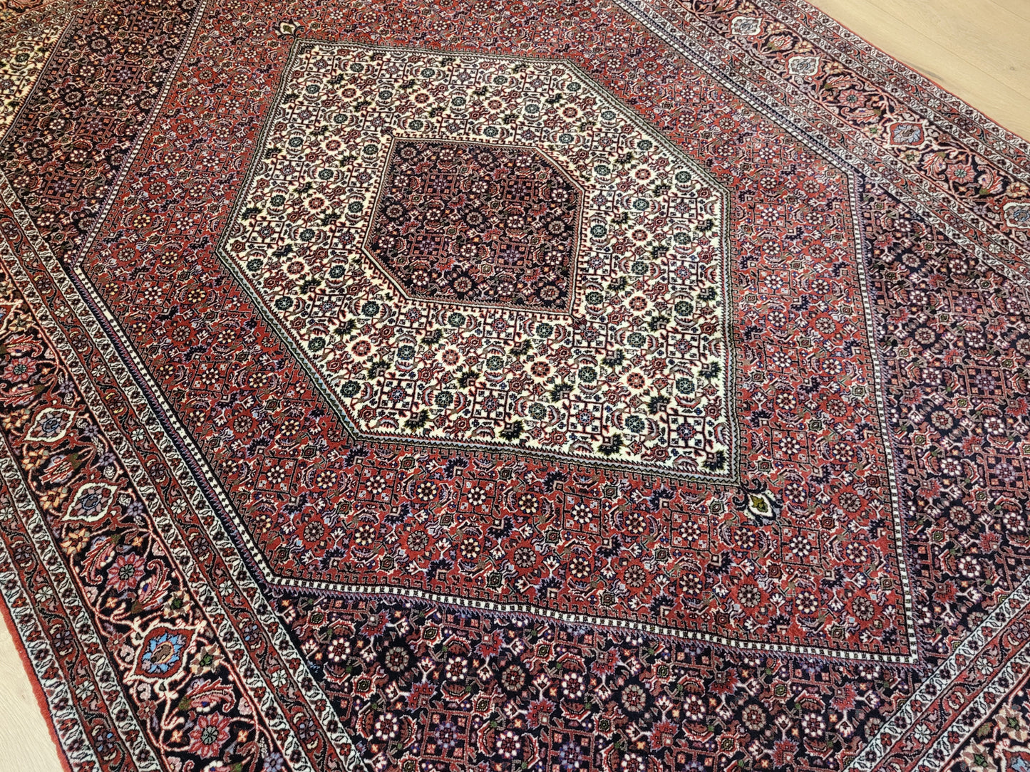 Bidjar Teppich Korkwolle fein klassisches Medaillon