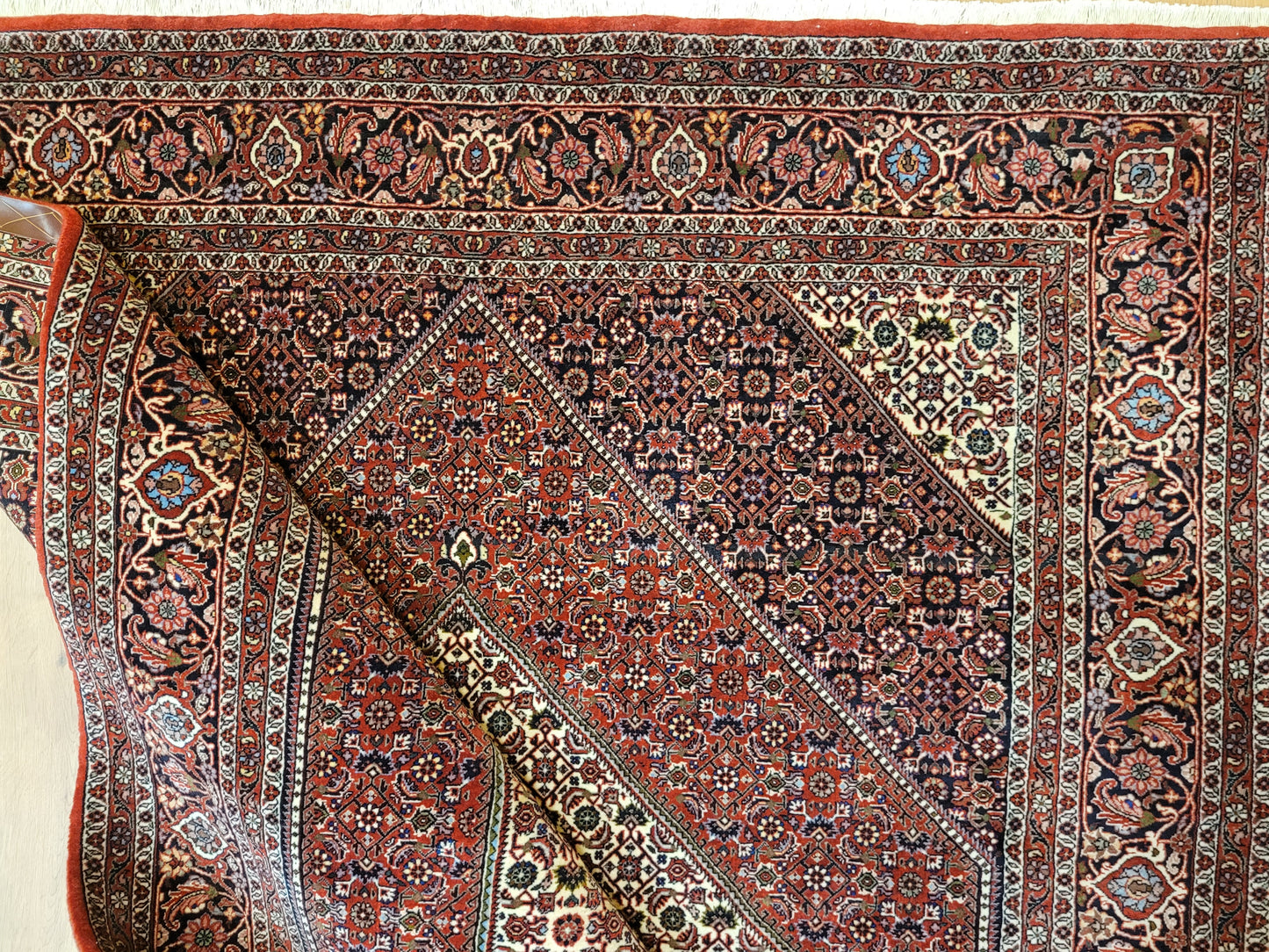 Bidjar Teppich Korkwolle fein klassisches Medaillon