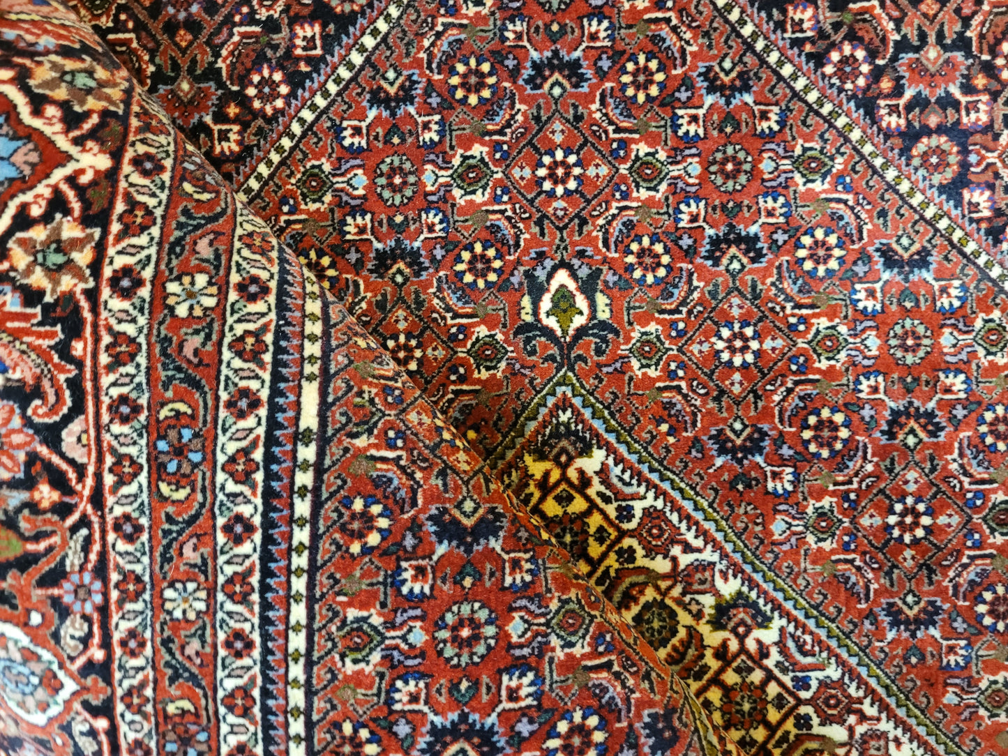 Bidjar Teppich Korkwolle fein klassisches Medaillon