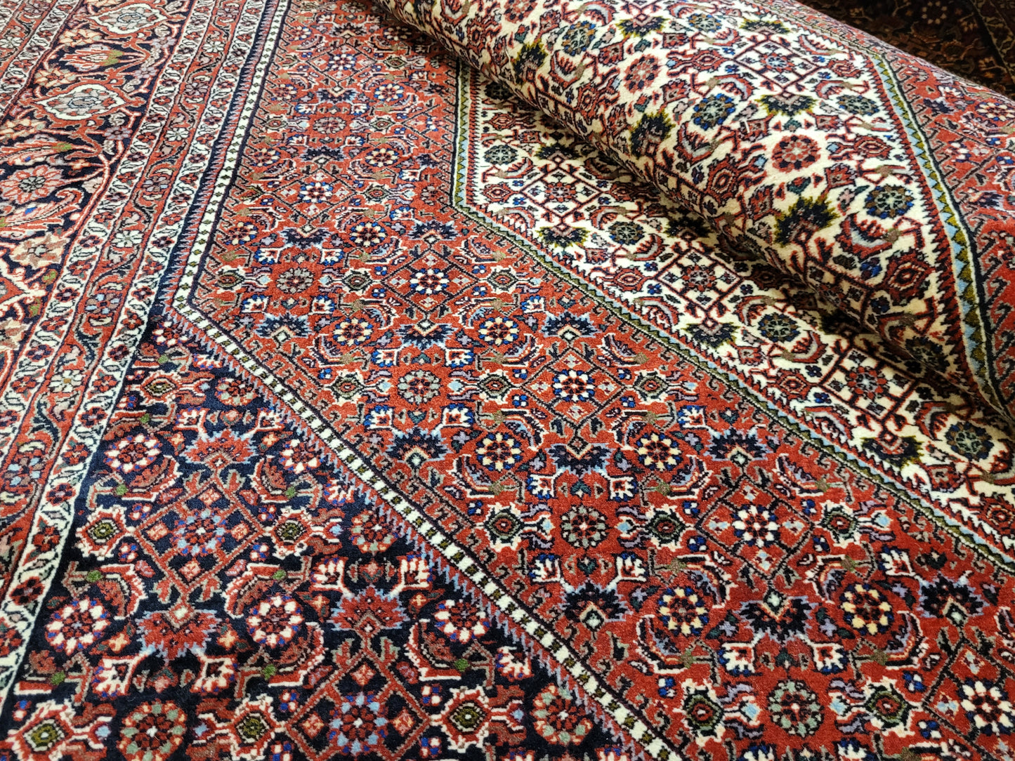 Bidjar Teppich Korkwolle fein klassisches Medaillon