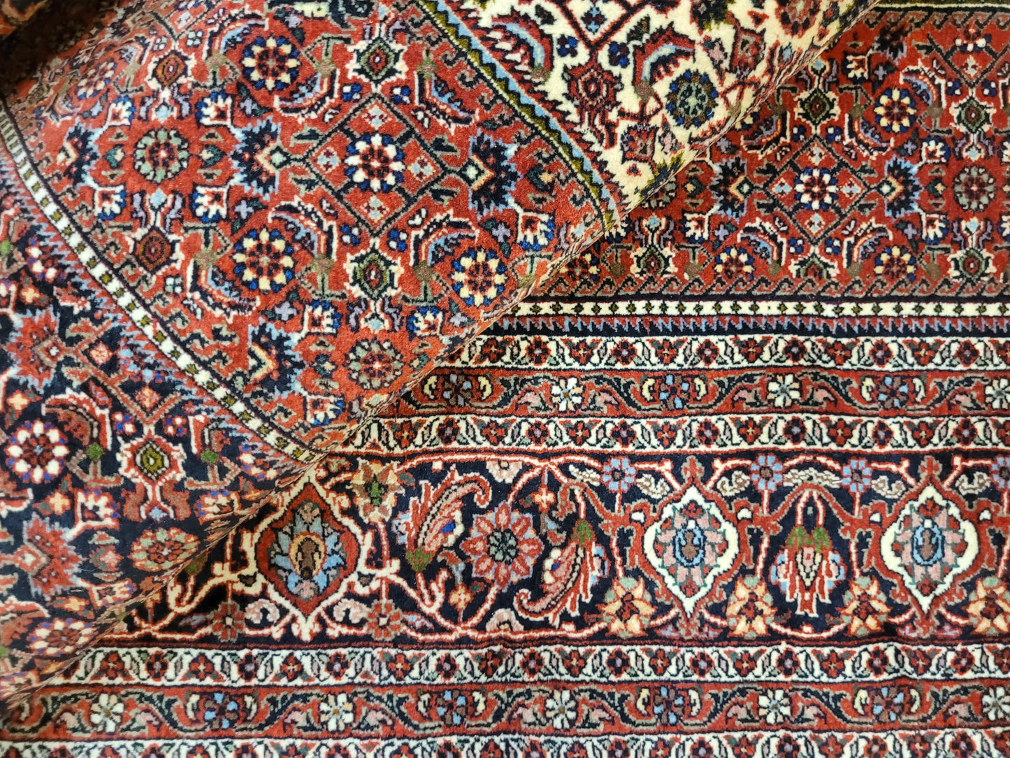 Bidjar Teppich Korkwolle fein klassisches Medaillon