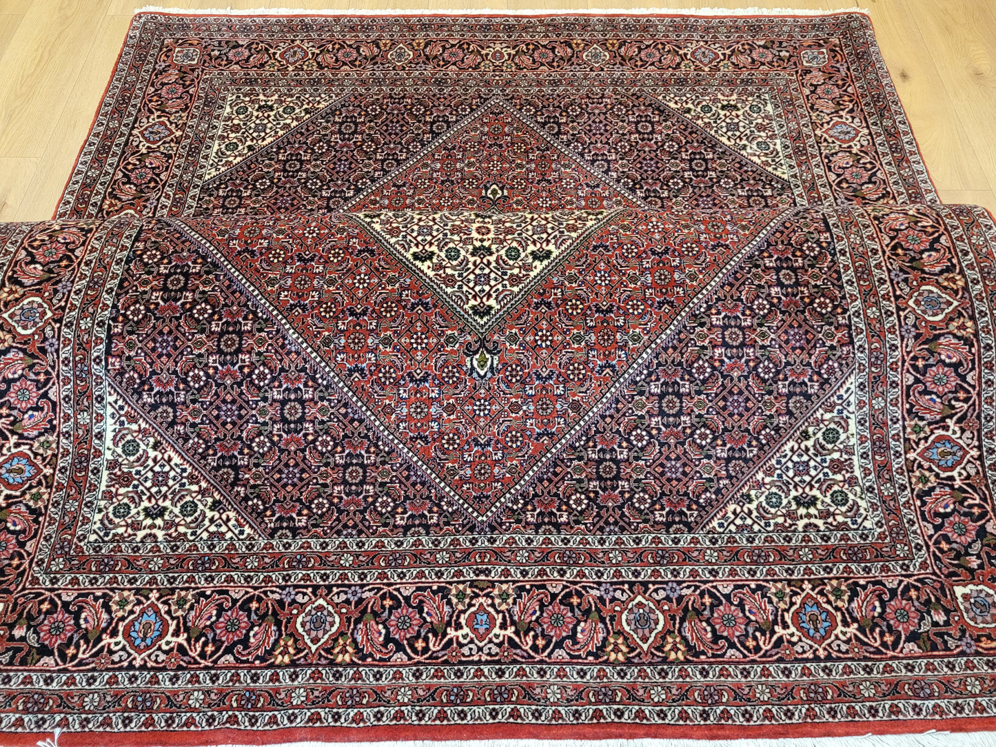 Bidjar Teppich Korkwolle fein klassisches Medaillon