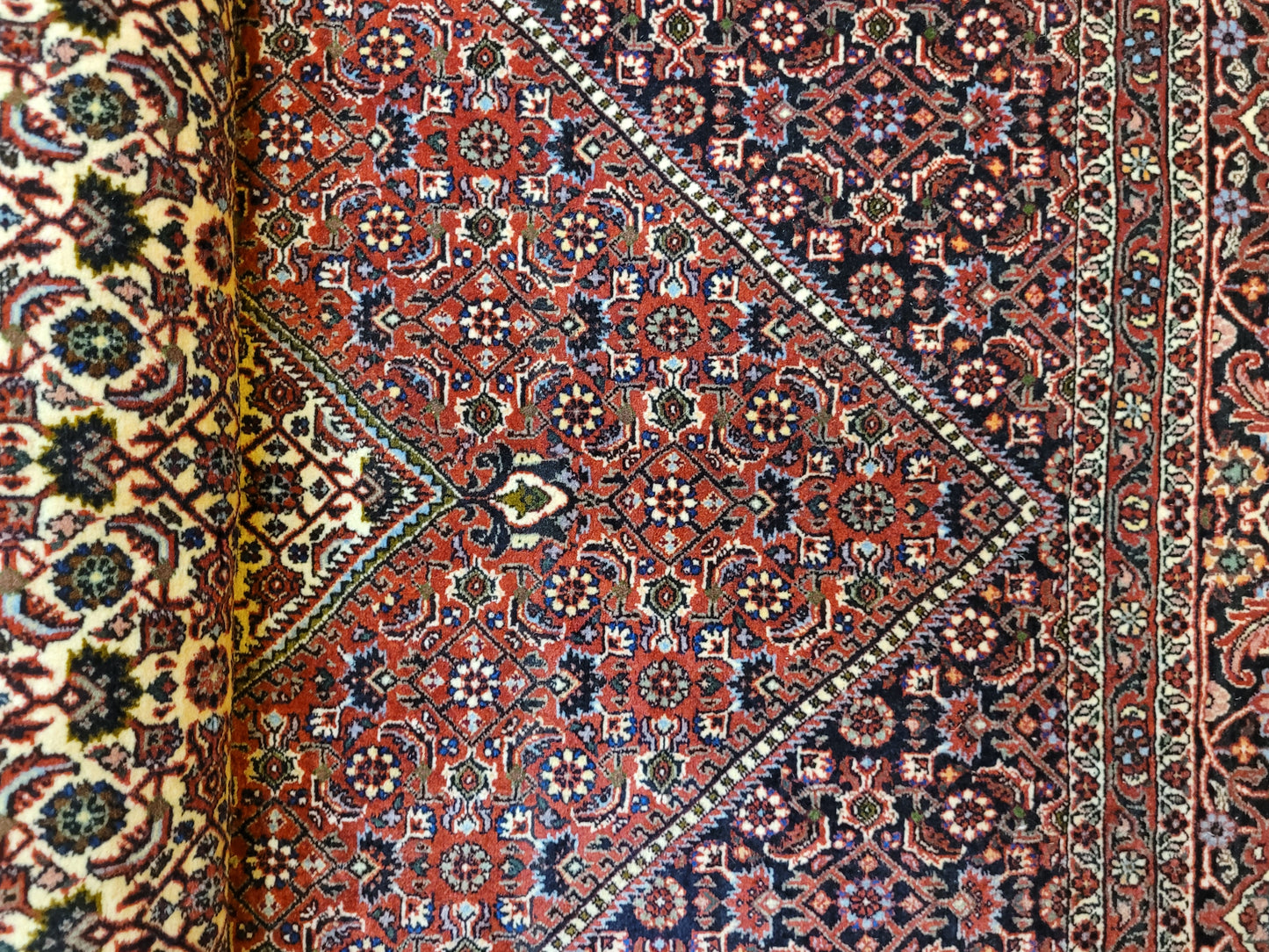 Bidjar Teppich Korkwolle fein klassisches Medaillon