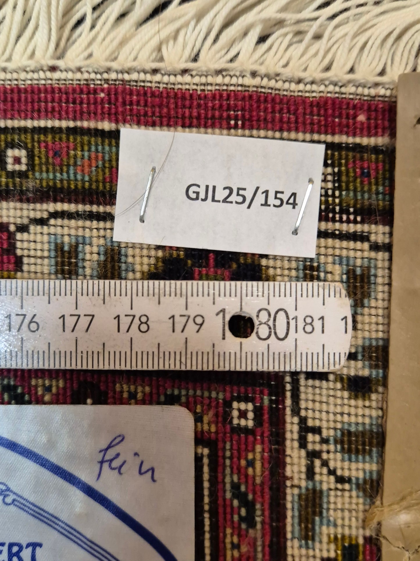 Täbriz Teppich Korkwolle mit Seide Medaillon feine Knüpfung