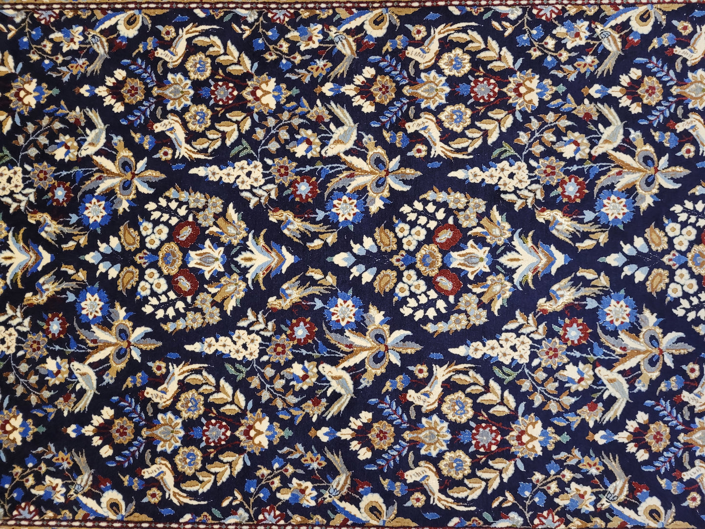 Nain Teppich Korkwolle mit Seide feine Handknüpfung