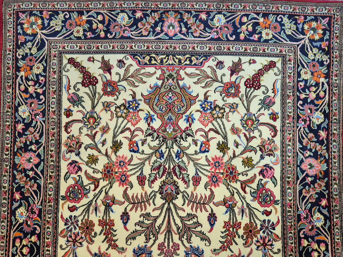 Ghom Teppich Korkwolle Baum des Lebens feine Knüpfung