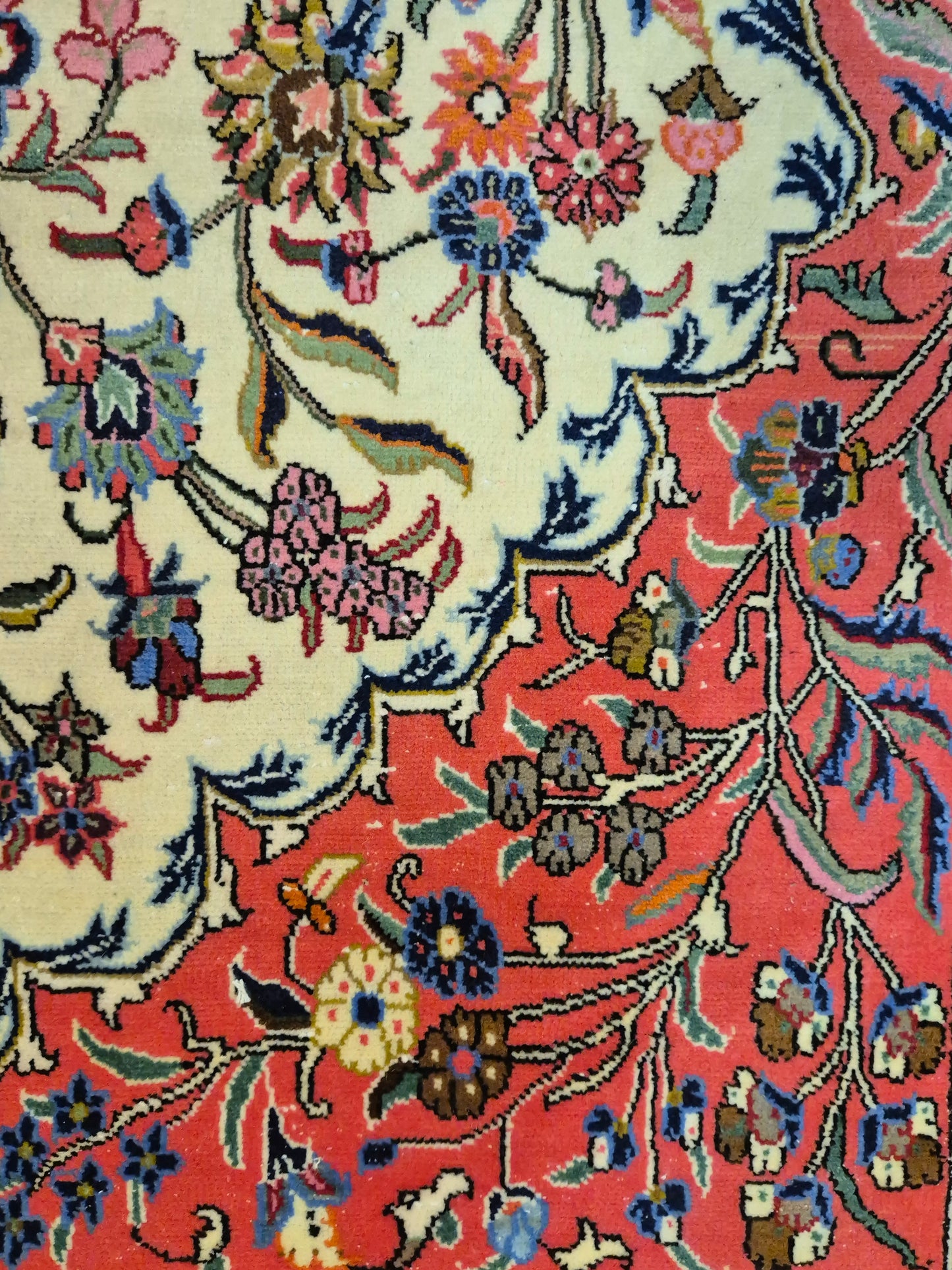 Ghom Teppich Korkwolle Baum des Lebens feine Knüpfung