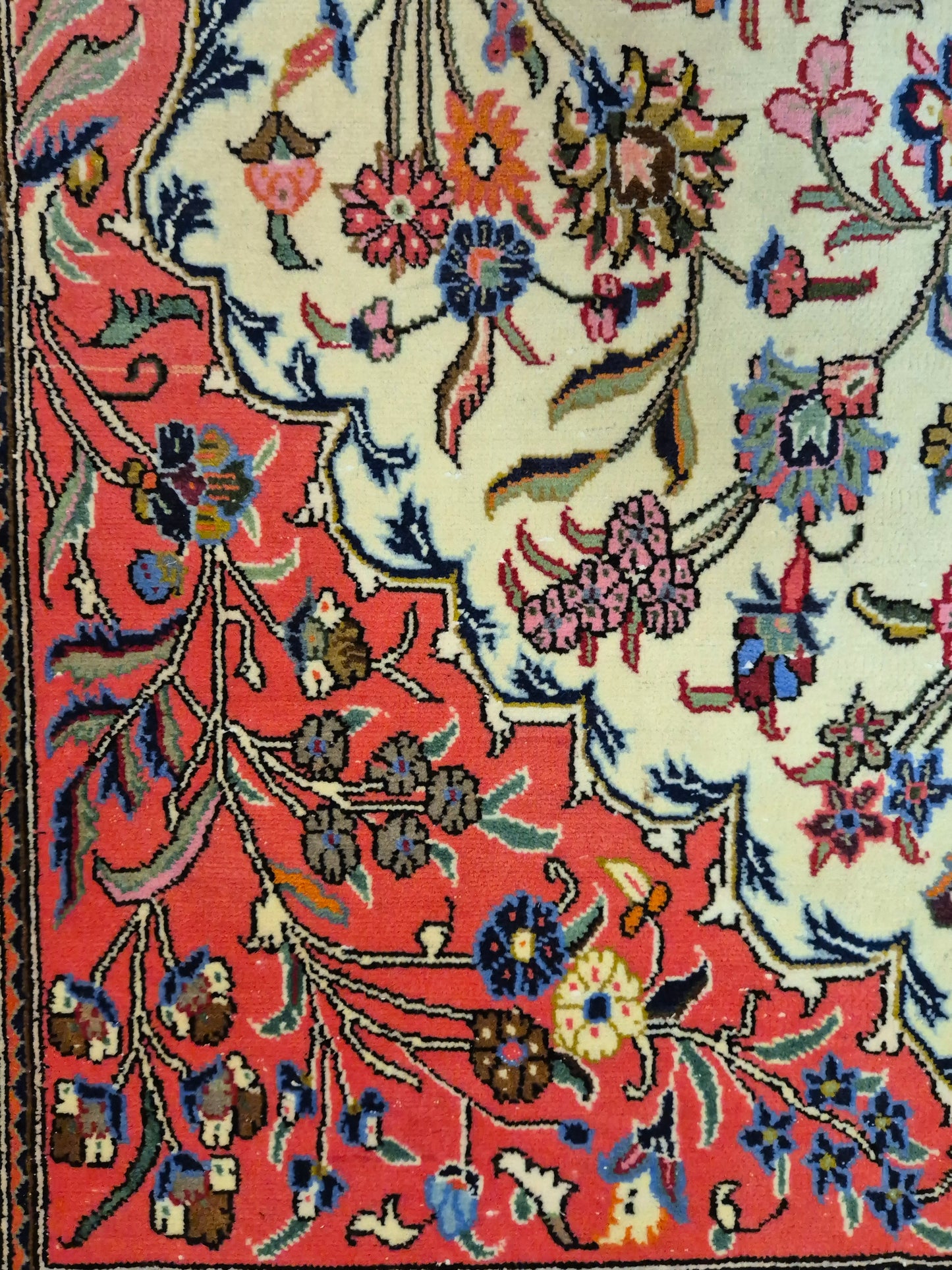 Ghom Teppich Korkwolle Baum des Lebens feine Knüpfung