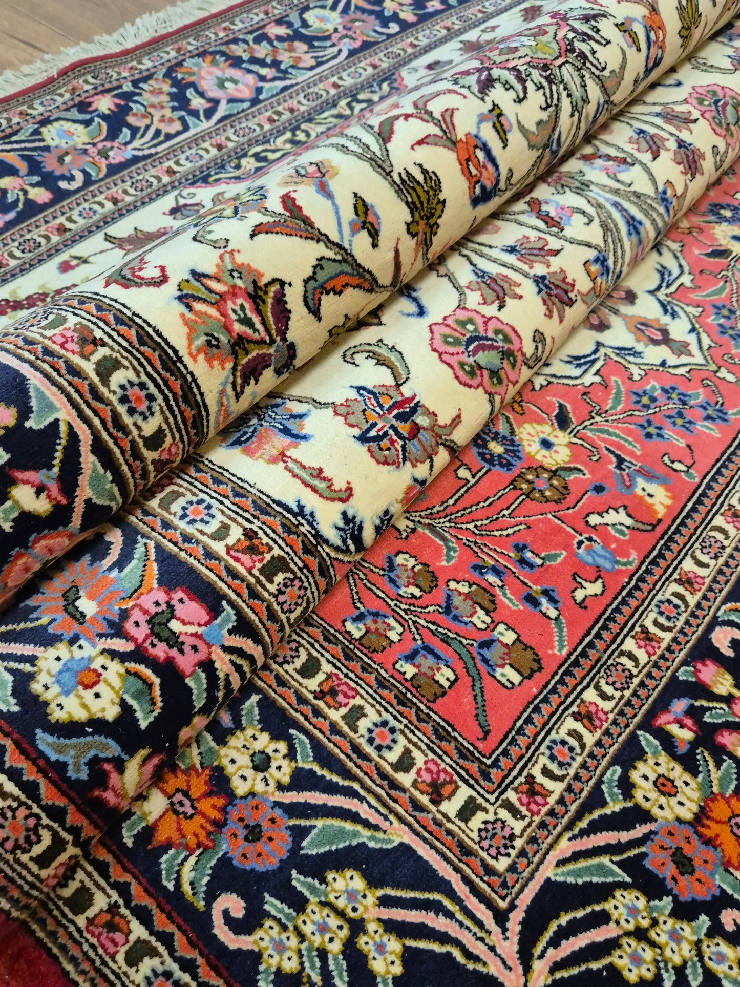 Ghom Teppich Korkwolle Baum des Lebens feine Knüpfung