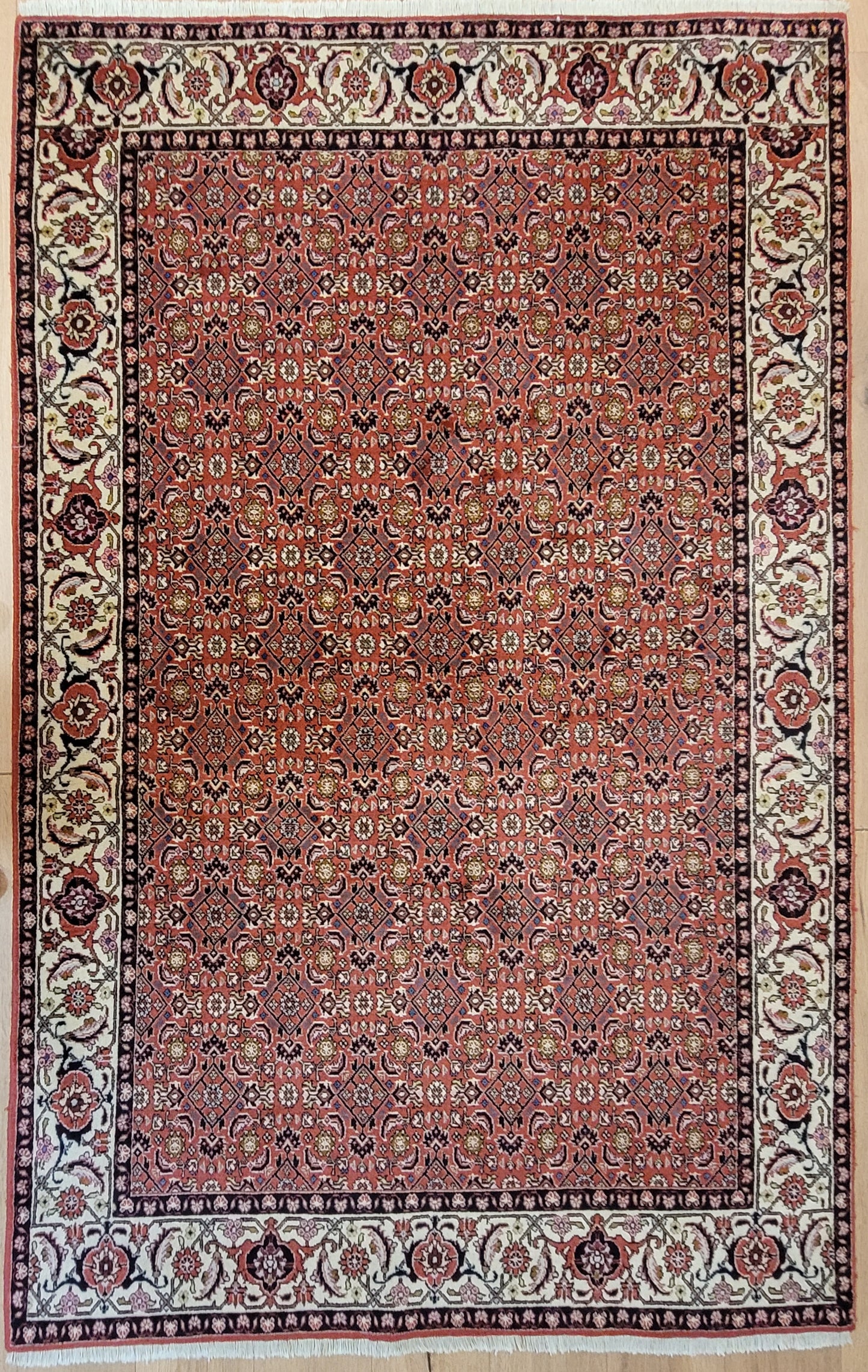 Bidjar Teppich Korkwolle robuste Handknüpfung