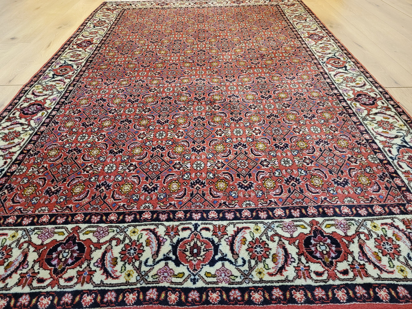 Bidjar Teppich Korkwolle robuste Handknüpfung