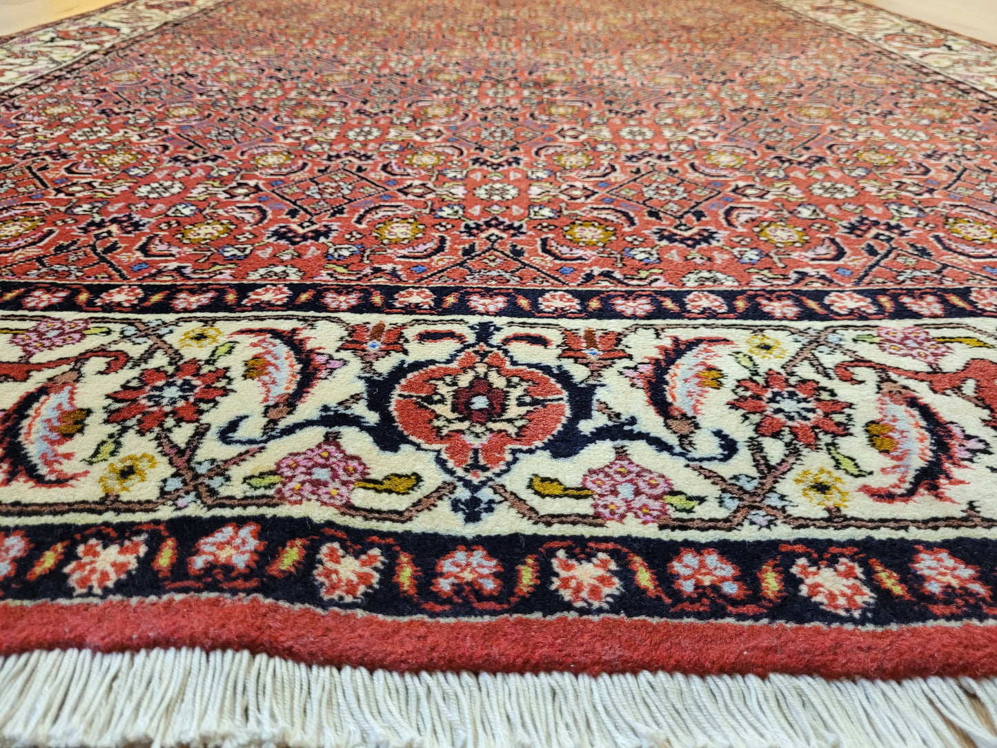 Bidjar Teppich Korkwolle robuste Handknüpfung