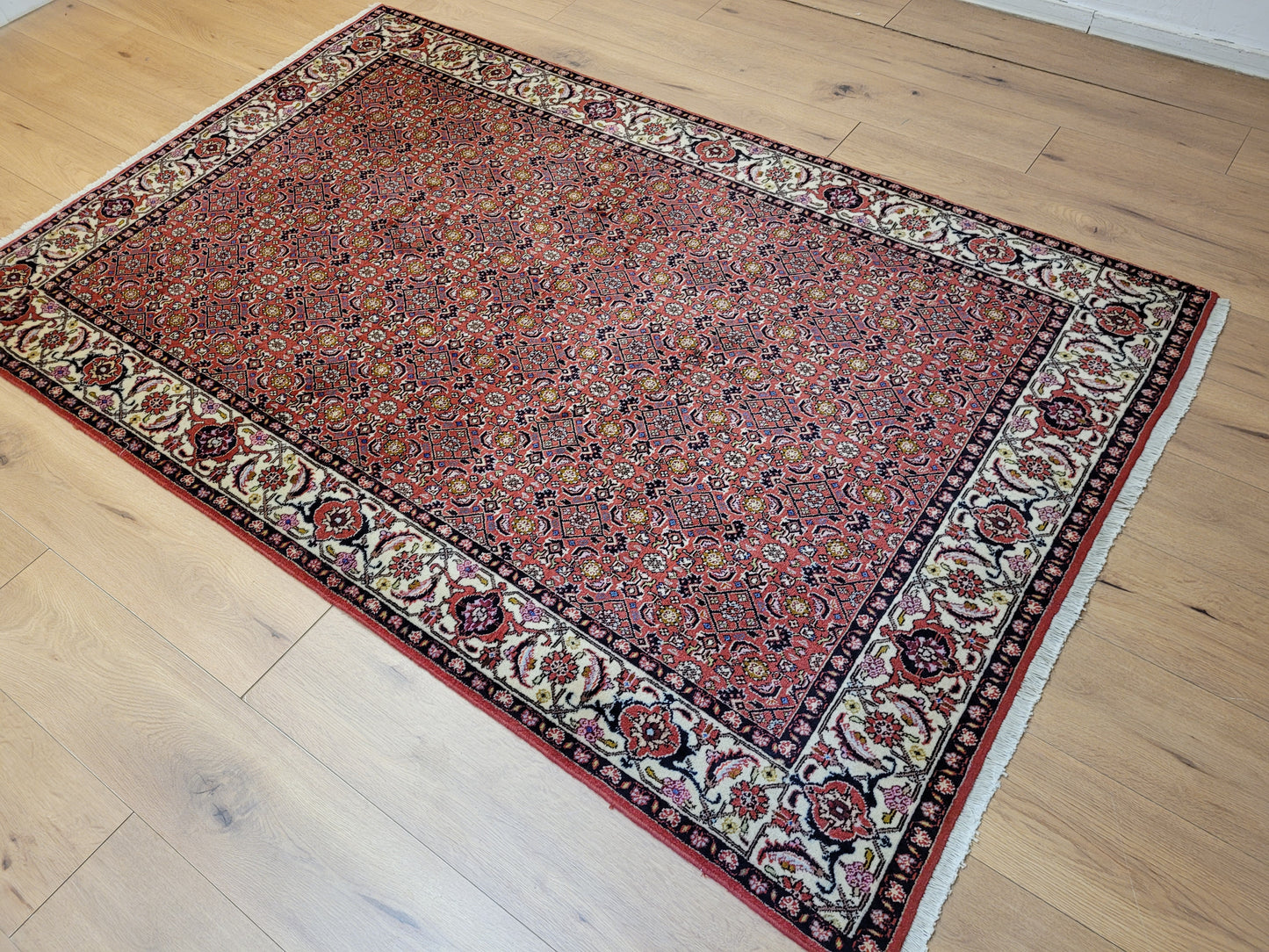 Bidjar Teppich Korkwolle robuste Handknüpfung