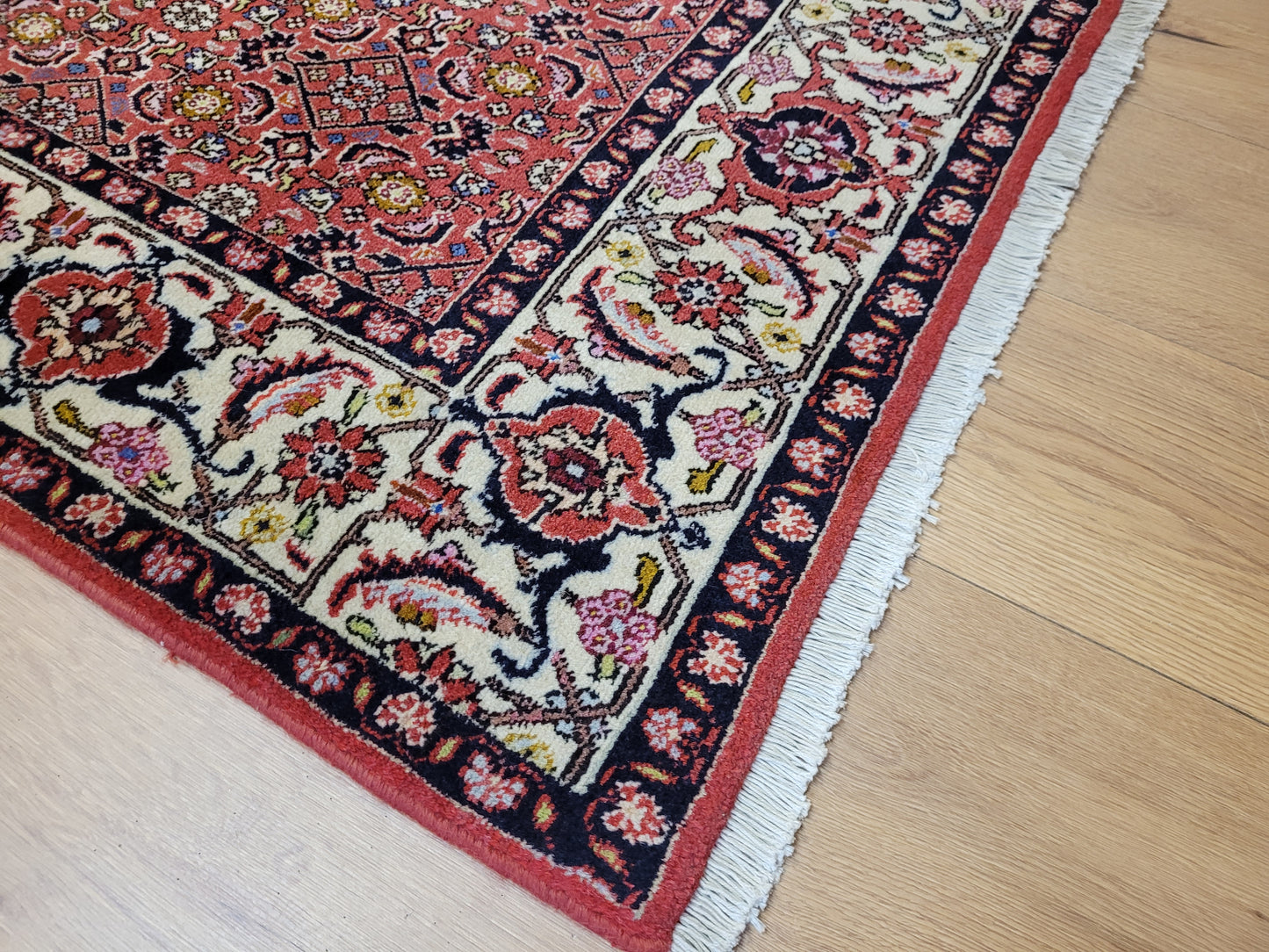 Bidjar Teppich Korkwolle robuste Handknüpfung