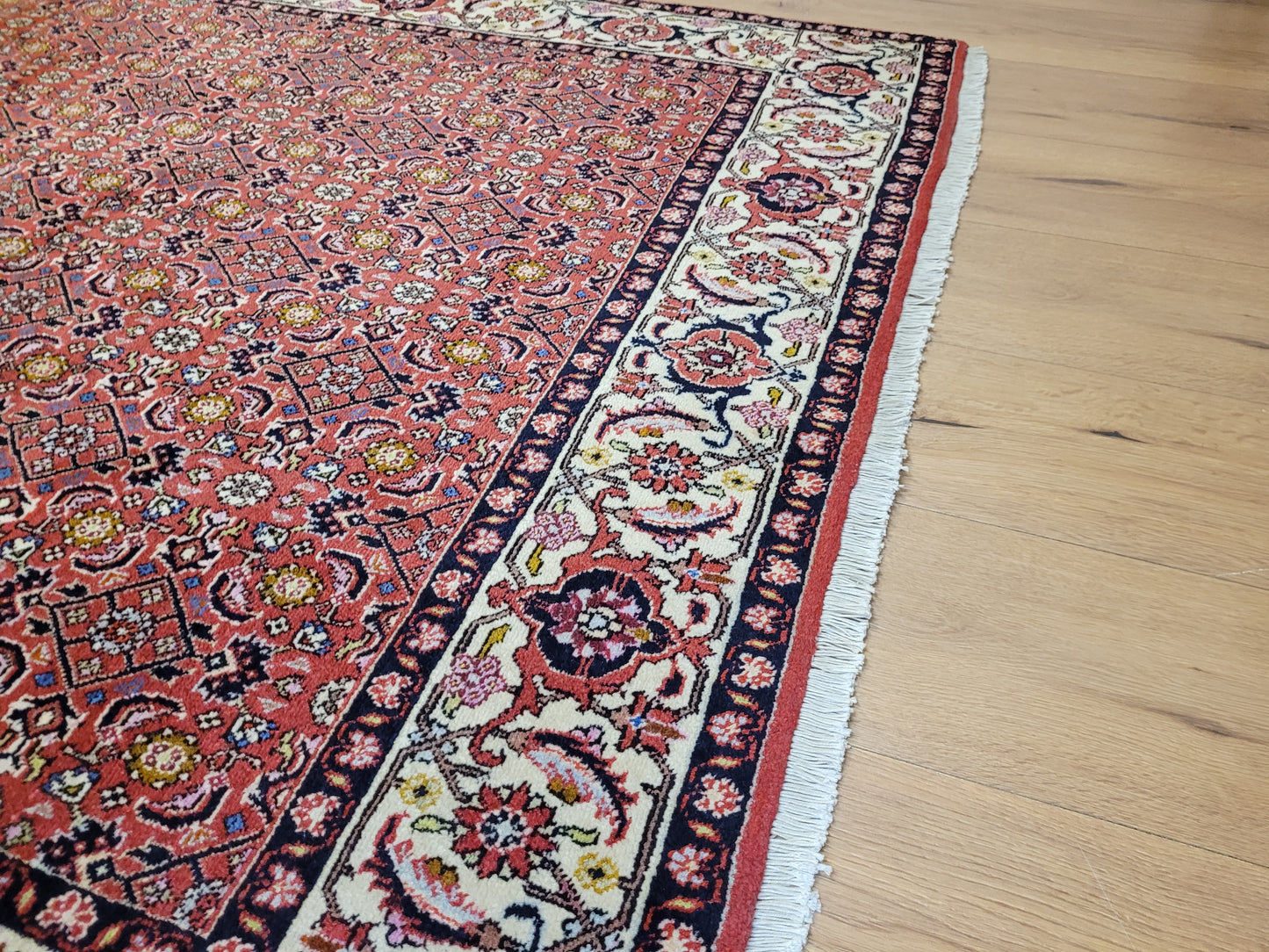 Bidjar Teppich Korkwolle robuste Handknüpfung