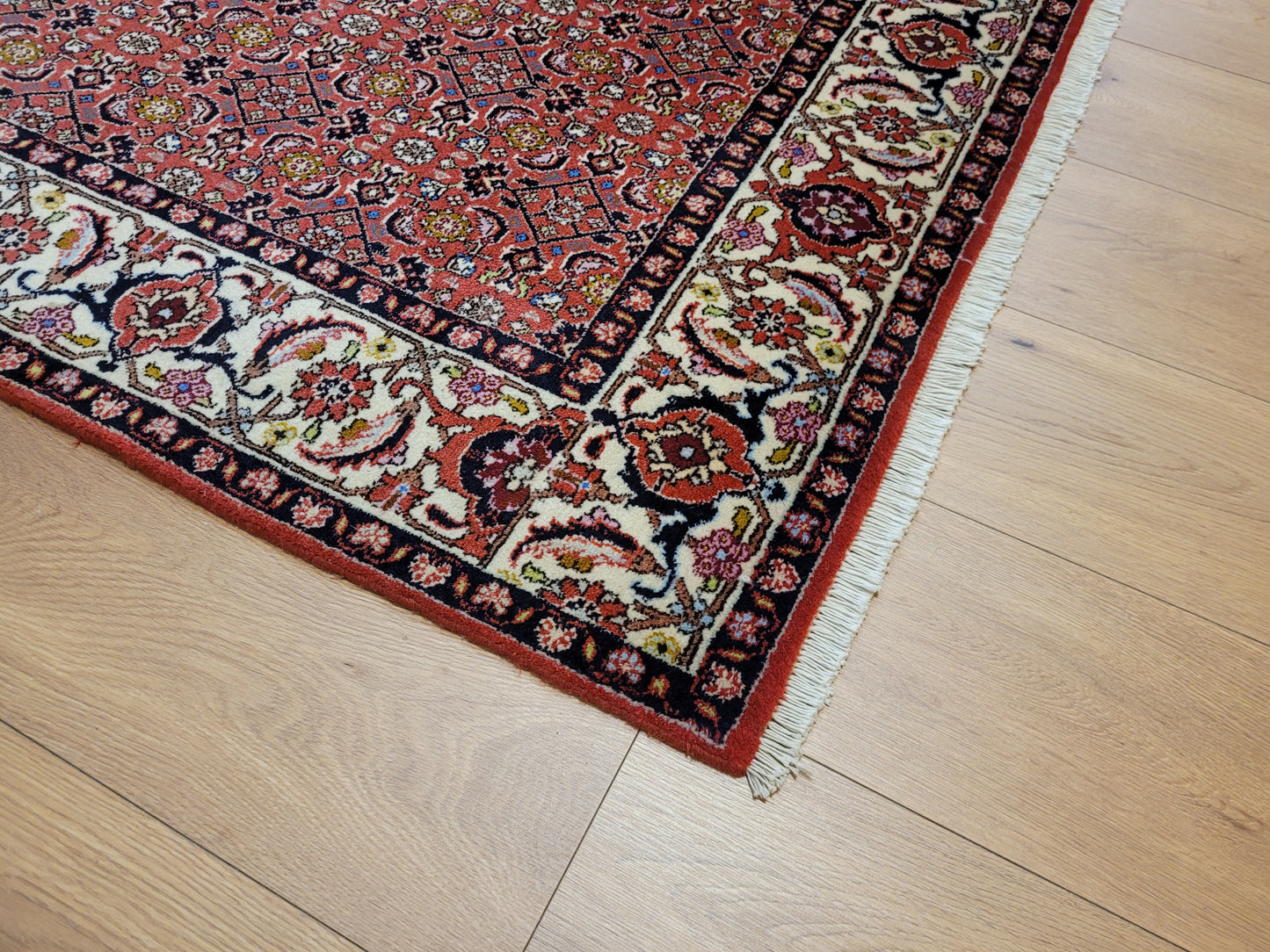 Bidjar Teppich Korkwolle robuste Handknüpfung