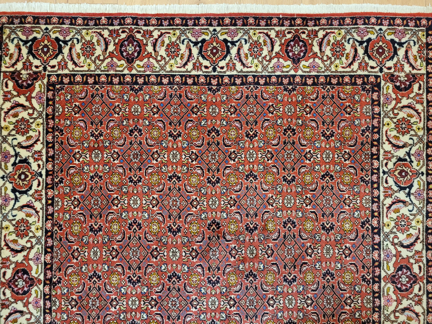 Bidjar Teppich Korkwolle robuste Handknüpfung