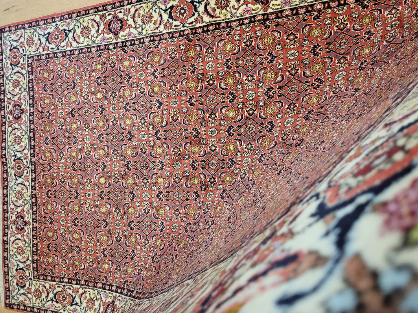 Bidjar Teppich Korkwolle robuste Handknüpfung