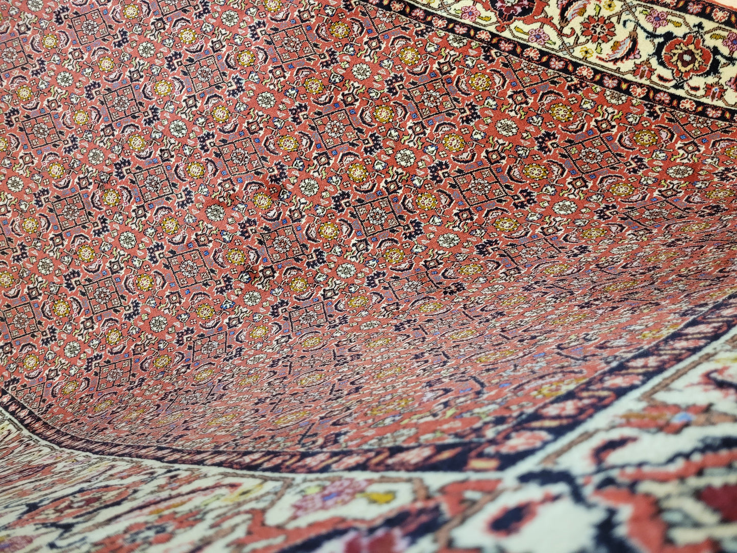 Bidjar Teppich Korkwolle robuste Handknüpfung