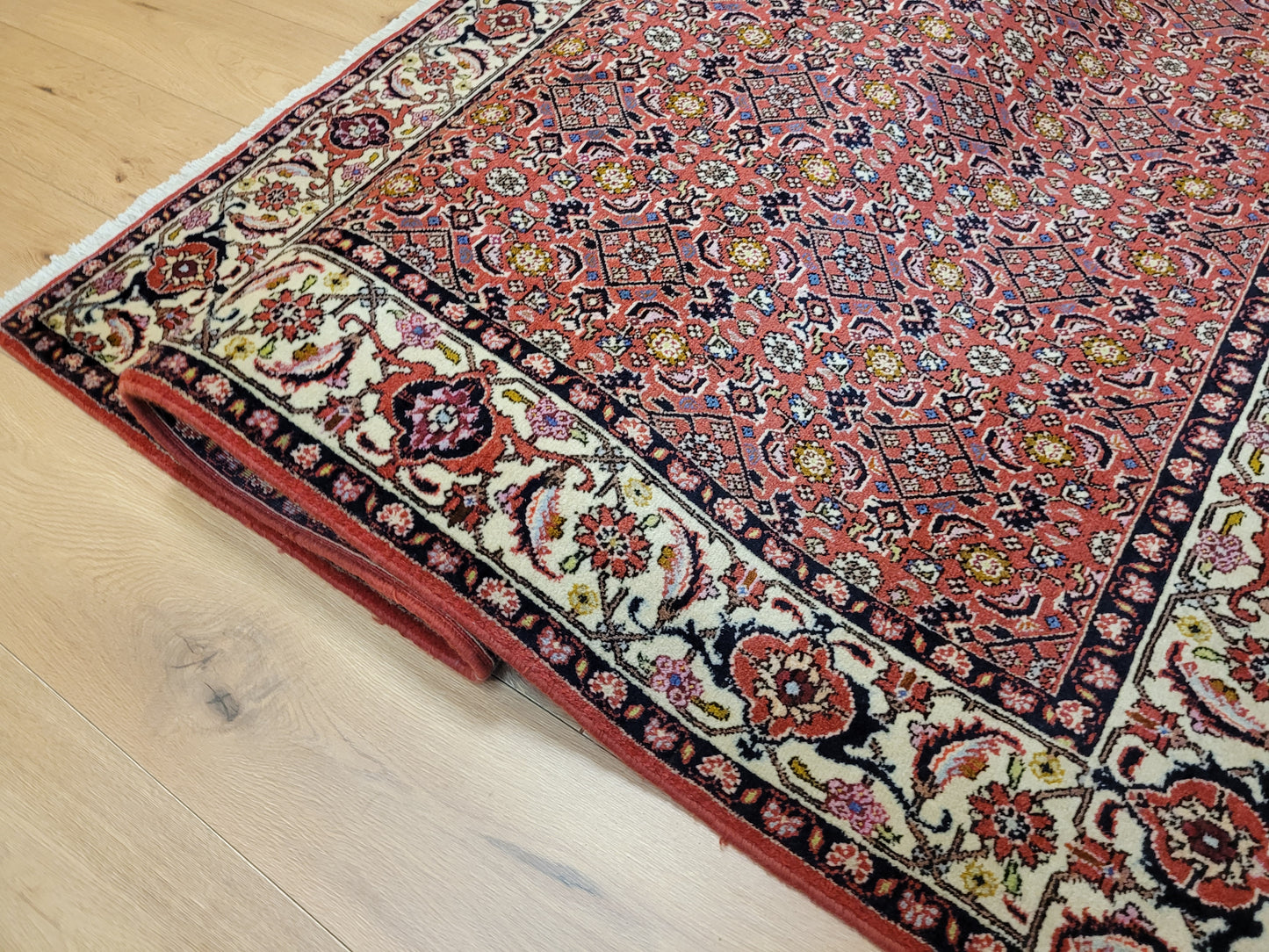 Bidjar Teppich Korkwolle robuste Handknüpfung