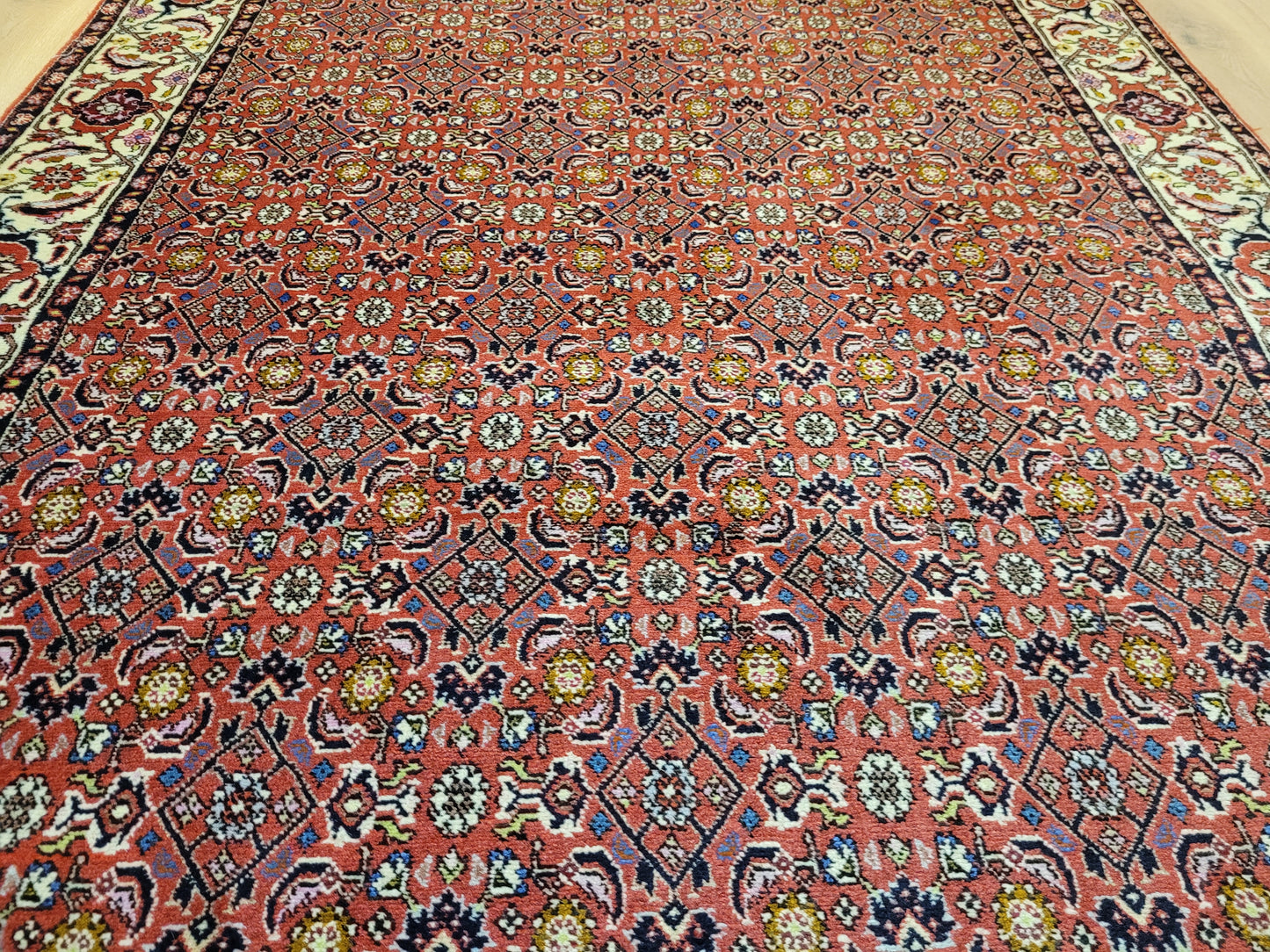 Bidjar Teppich Korkwolle robuste Handknüpfung