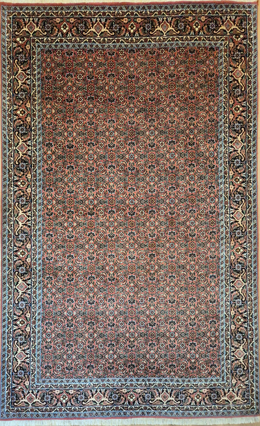 Bidjar Teppich Korkwolle Allover-Muster feine Knüpfung