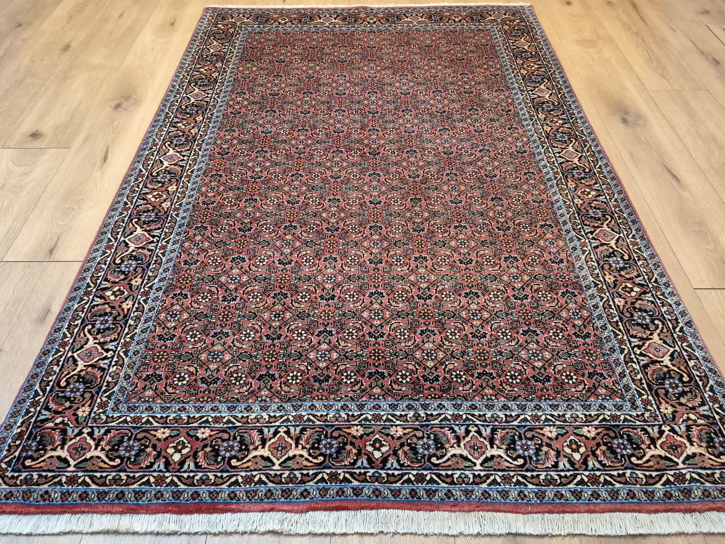 Bidjar Teppich Korkwolle Allover-Muster feine Knüpfung