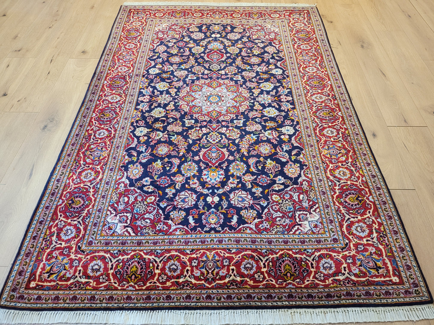 Keschan Teppich Korkwolle feine Handknüpfung