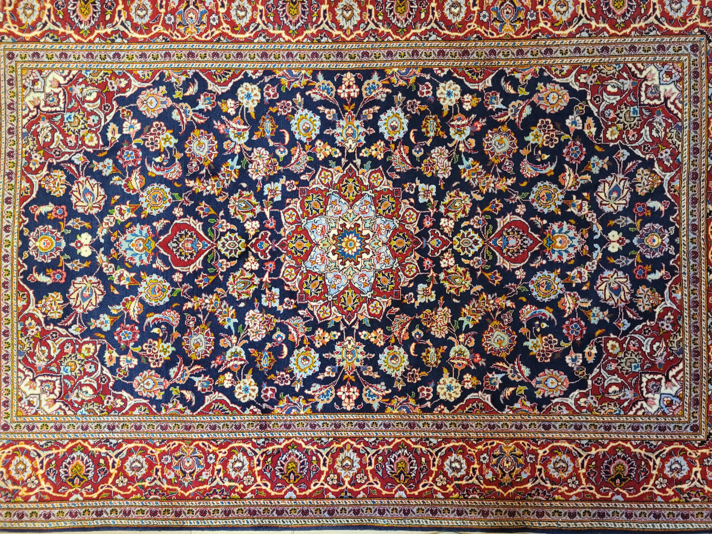 Keschan Teppich Korkwolle feine Handknüpfung