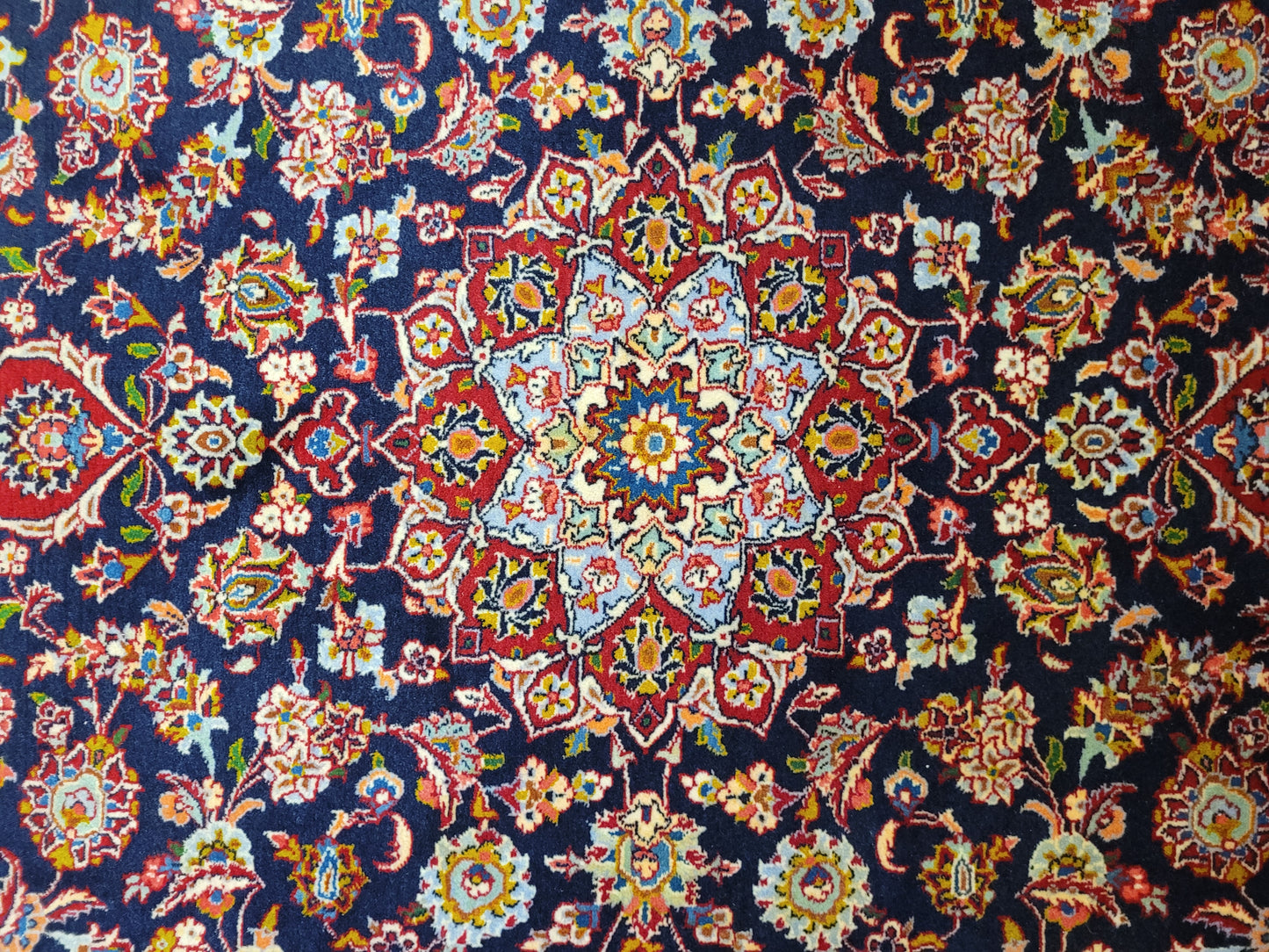 Keschan Teppich Korkwolle feine Handknüpfung