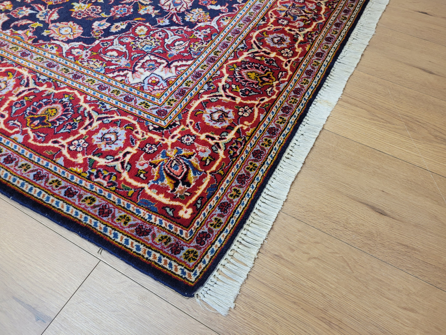 Keschan Teppich Korkwolle feine Handknüpfung