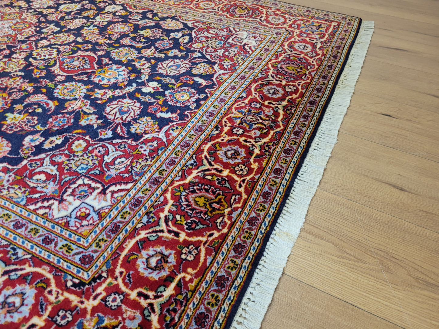 Keschan Teppich Korkwolle feine Handknüpfung