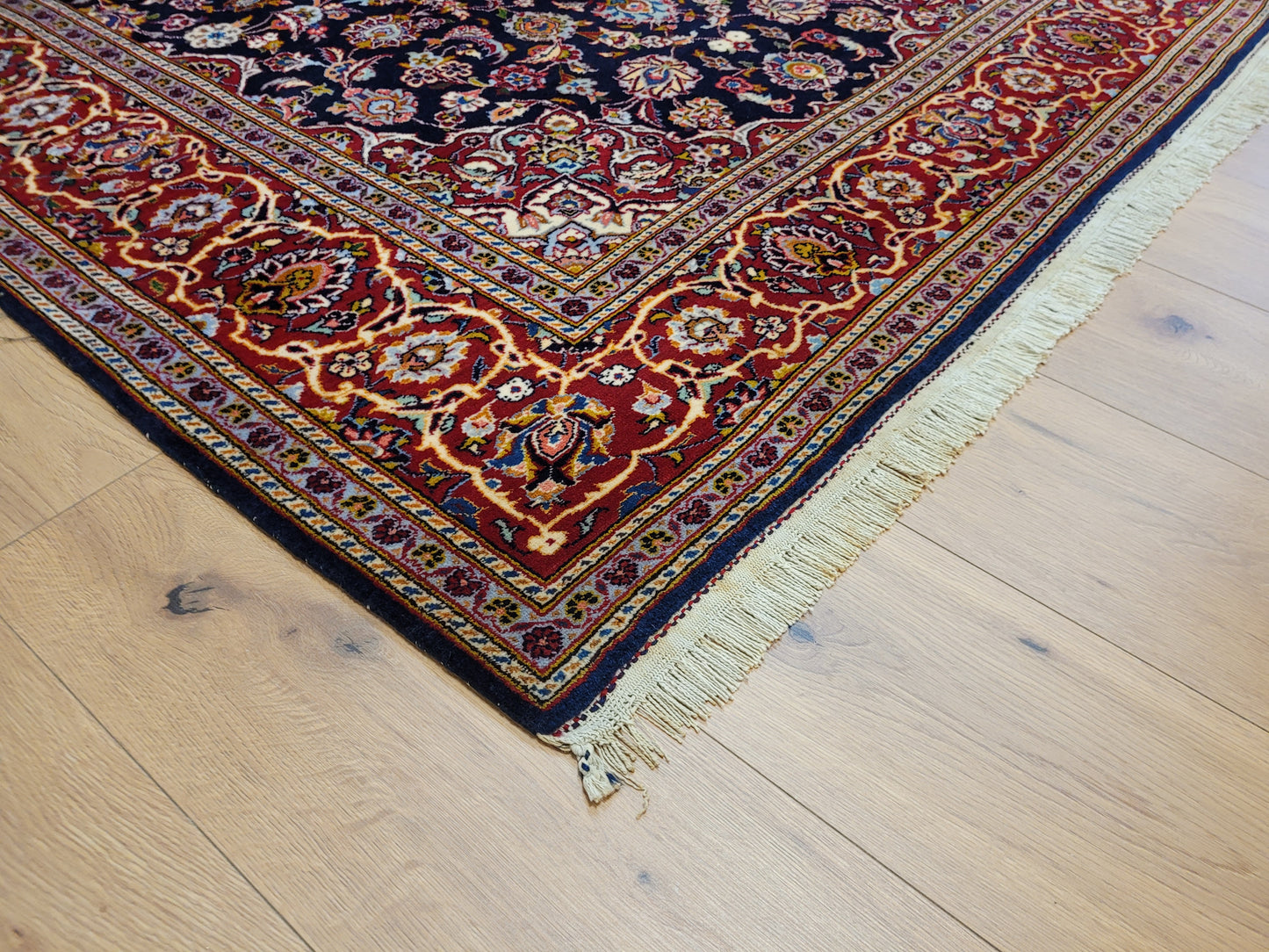 Keschan Teppich Korkwolle feine Handknüpfung