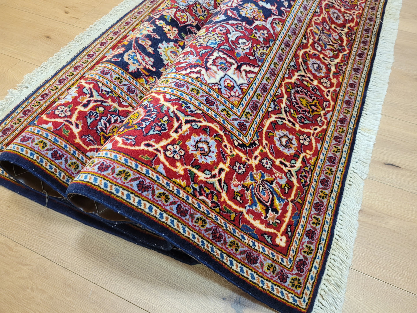 Keschan Teppich Korkwolle feine Handknüpfung