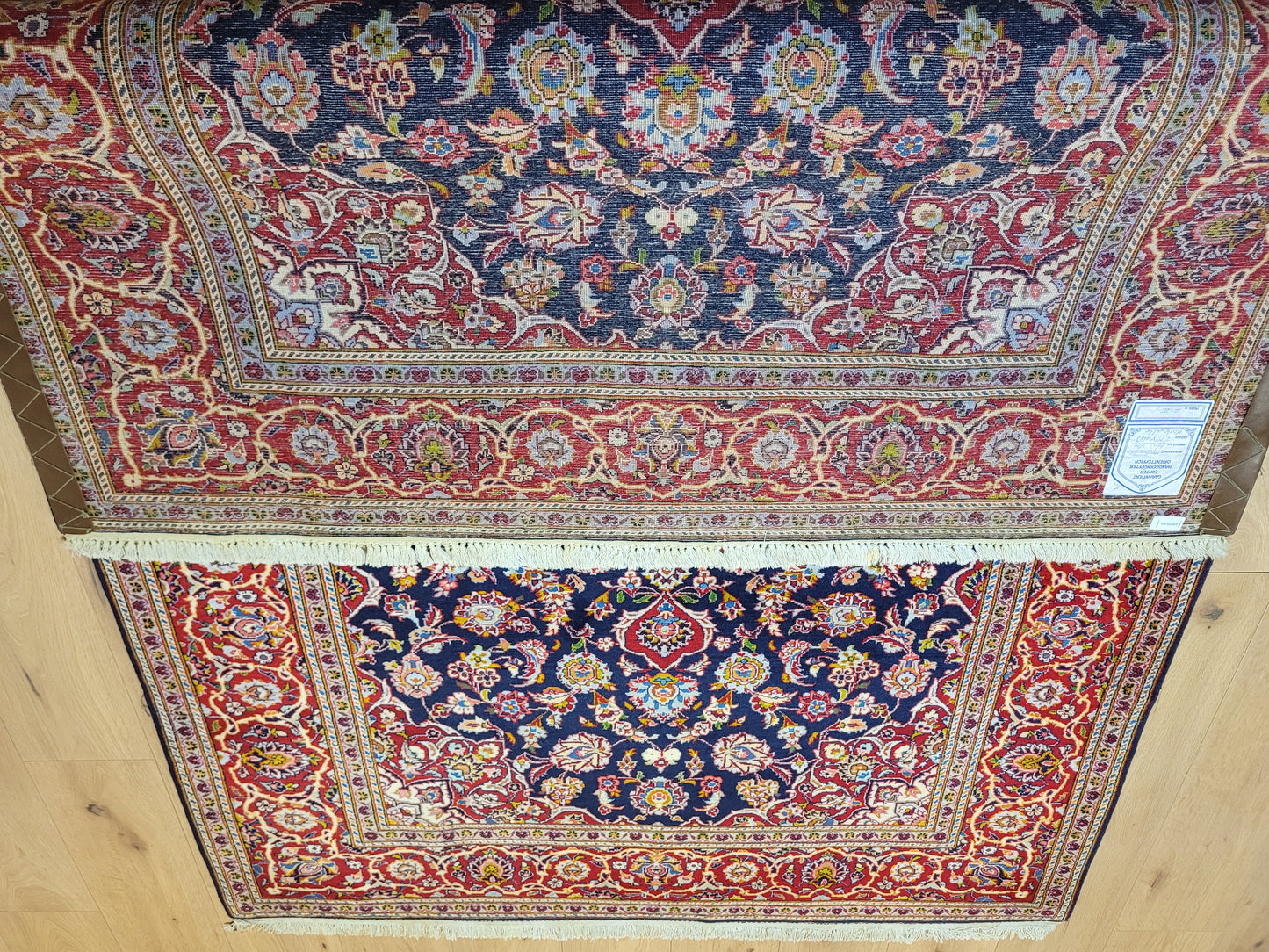 Keschan Teppich Korkwolle feine Handknüpfung