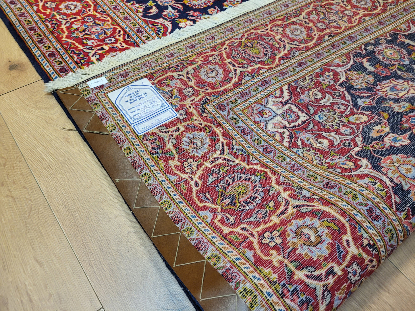 Keschan Teppich Korkwolle feine Handknüpfung