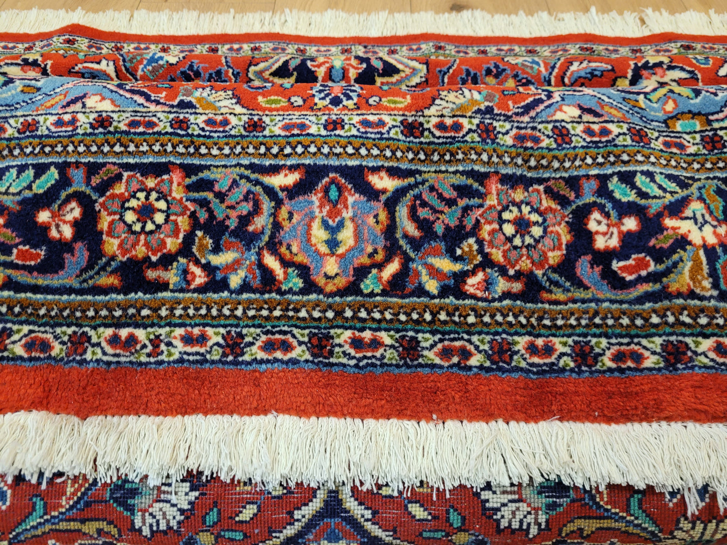 Sarough Teppich Wolle Baumwolle floral Medaillon klassisch