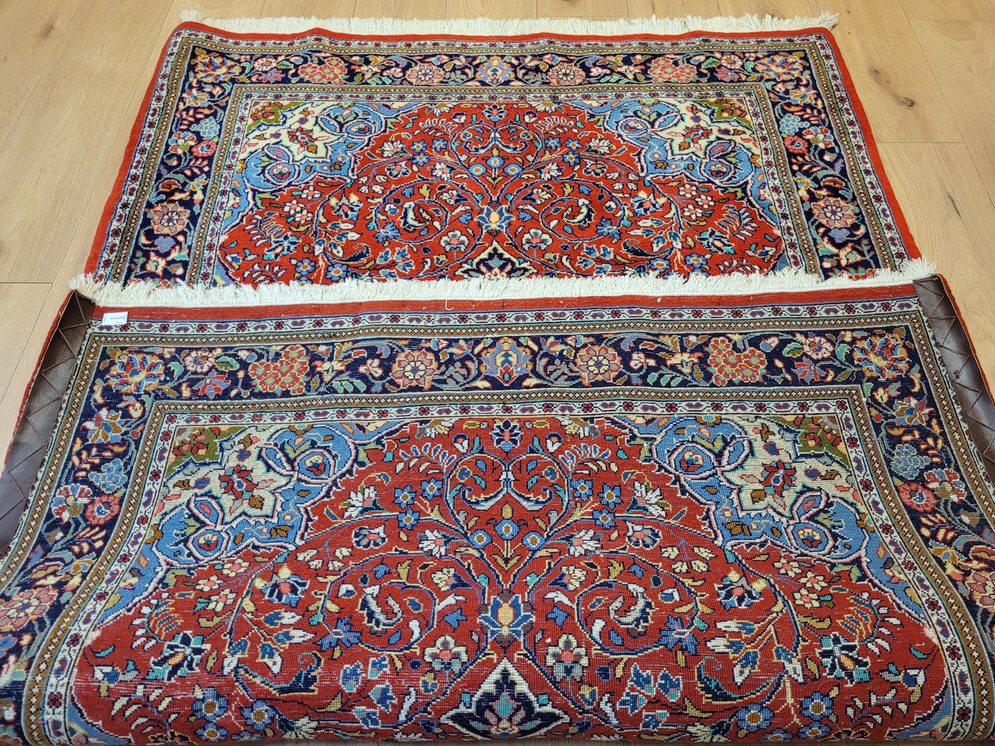 Sarough Teppich Wolle Baumwolle floral Medaillon klassisch