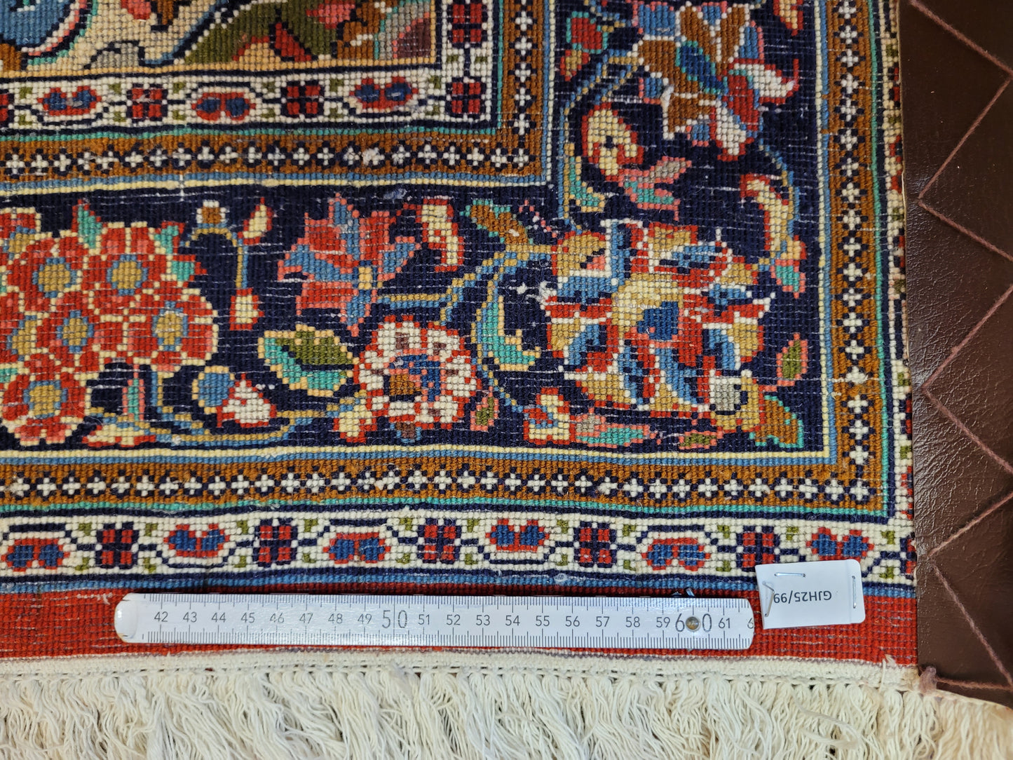 Sarough Teppich Wolle Baumwolle floral Medaillon klassisch