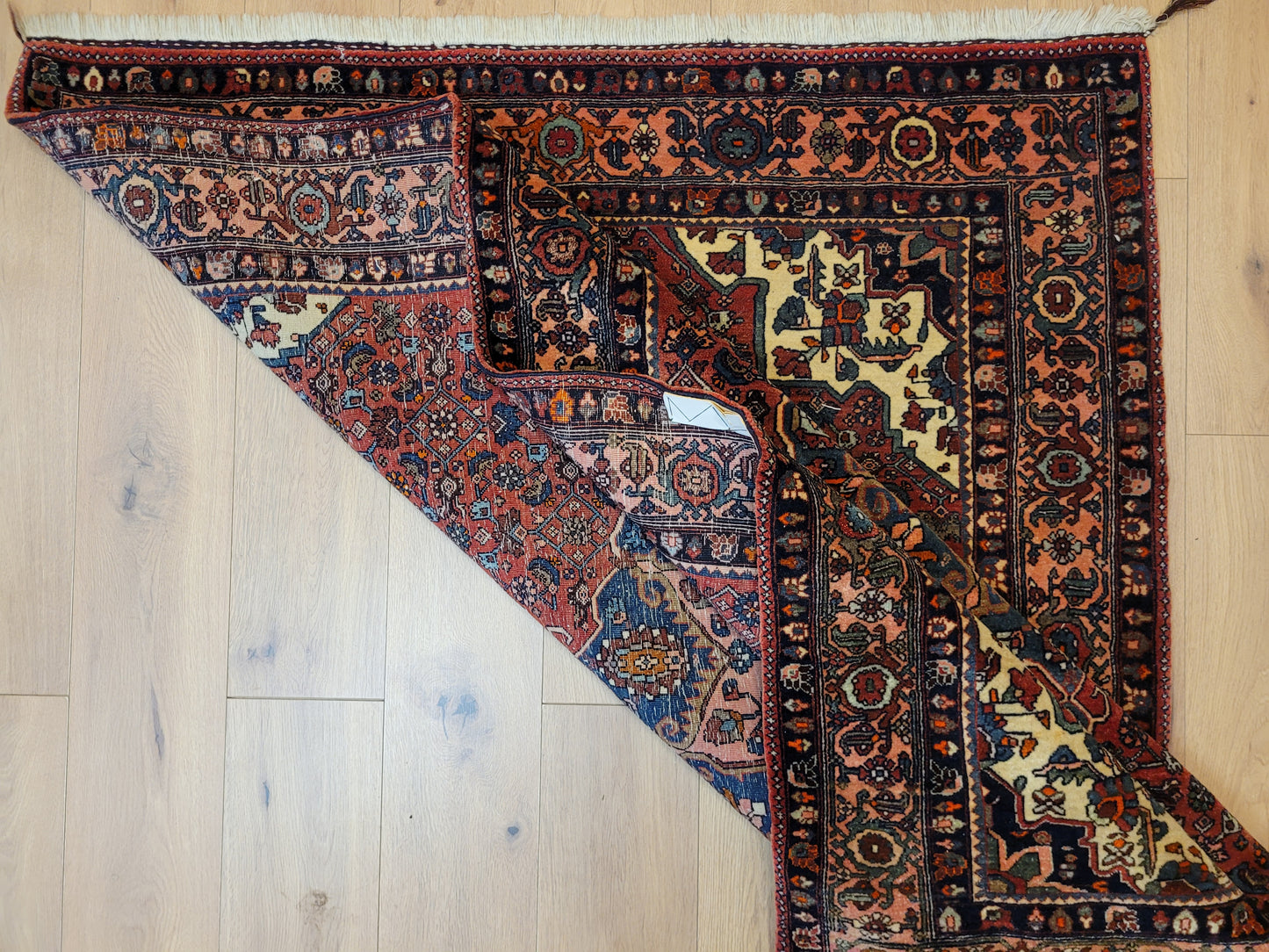 Bidjar Teppich Korkwolle Medaillon florales Muster fein geknüpft