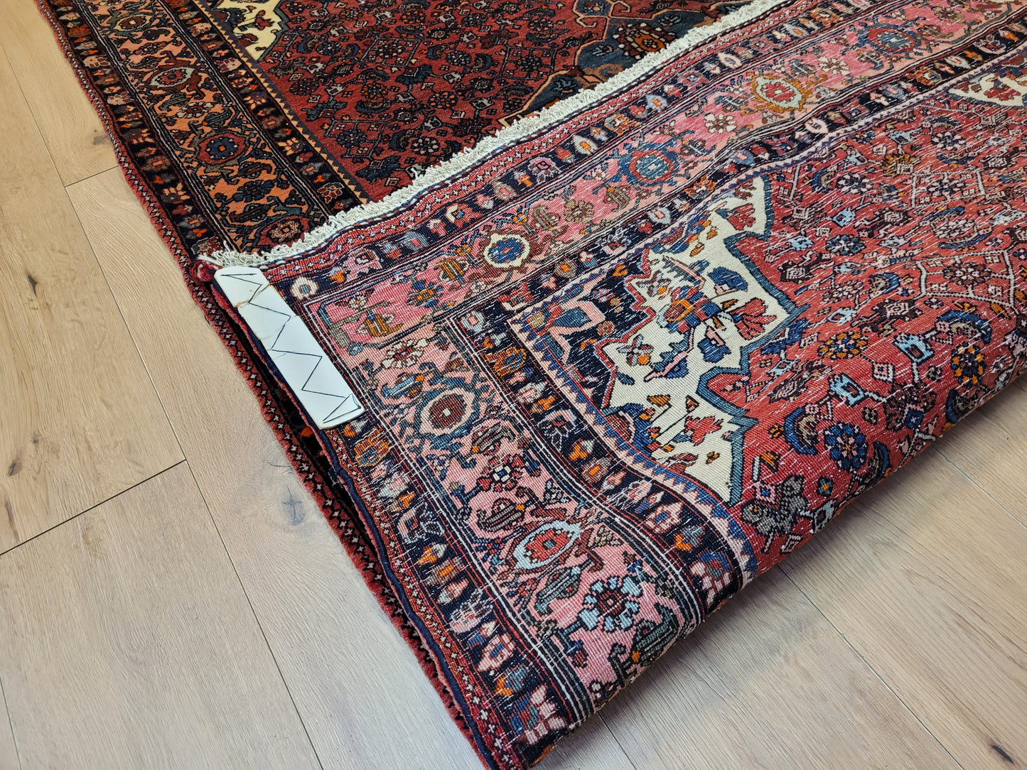 Bidjar Teppich Korkwolle Medaillon florales Muster fein geknüpft