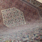 Bidjar Teppich Wolle Hexagon Medaillon dicht geknüpft