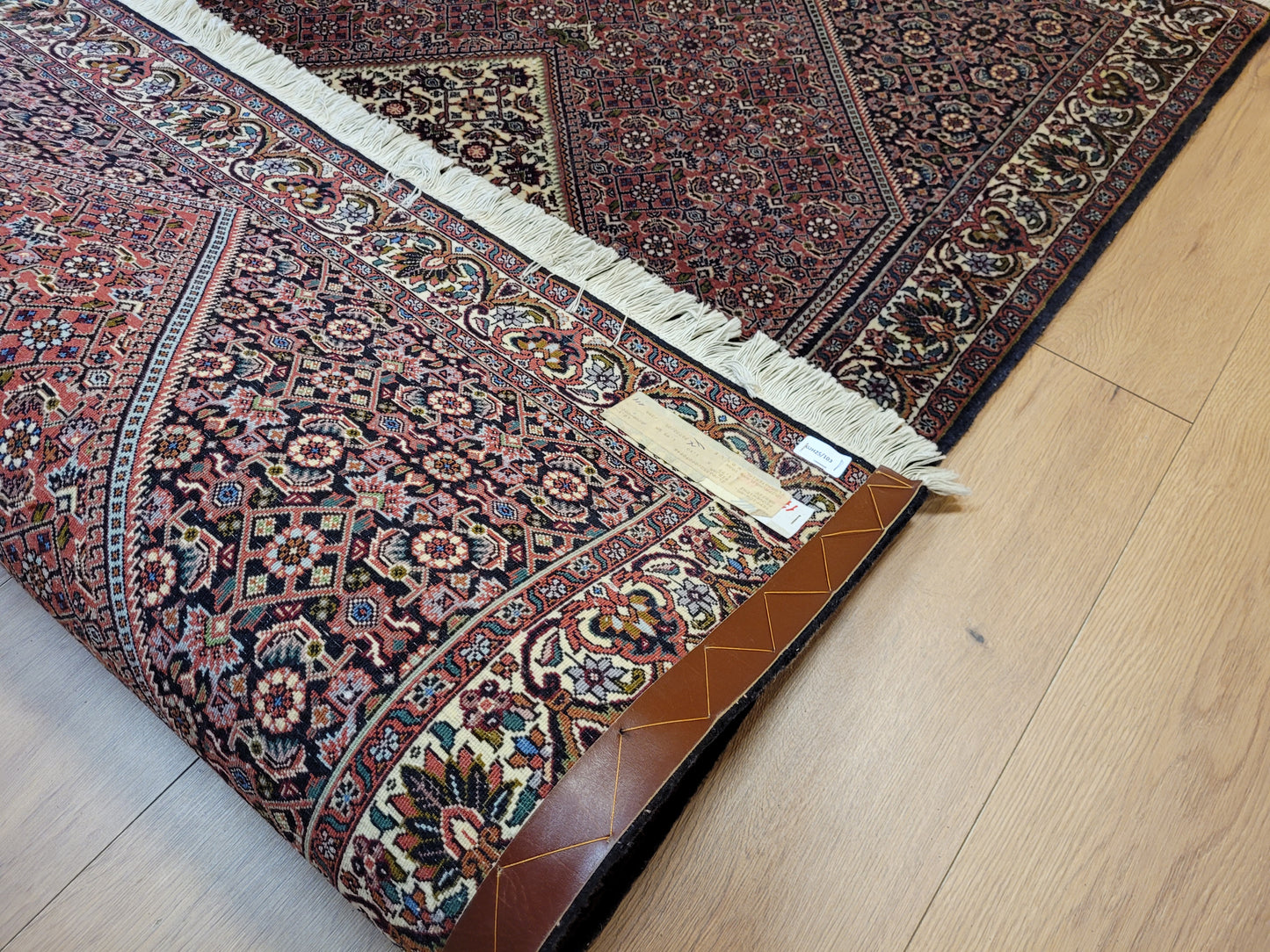 Bidjar Teppich Wolle Hexagon Medaillon dicht geknüpft