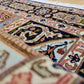 Täbriz Teppich Korkwolle Seide feine Knüpfkunst Medaillonmuster