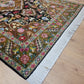 Täbriz Teppich Korkwolle mit Seide Medaillon florales Muster